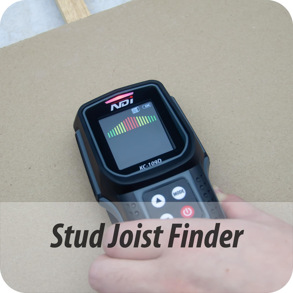 5 in 1 Multi Function Stud Finder Wall Scanner with Laser Distance Meter Metal Framing Tool Joist Pipe Finder and Live Wire Detection NDI
