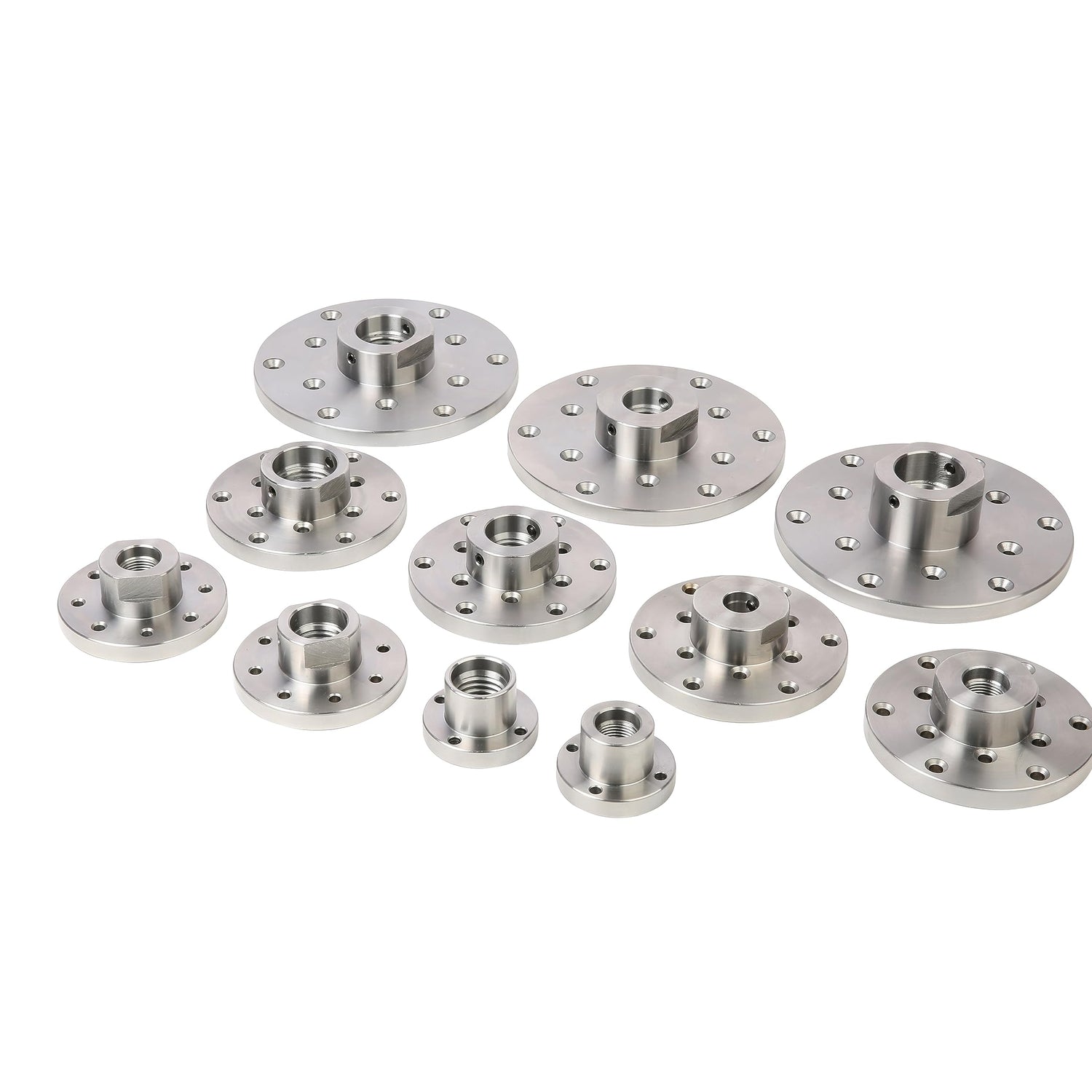 VINWOX 3" Wood Lathe Steel Faceplate, 1”x8TPI Spindle Thread Woodworking Machine Chuck Face Plate VINWOX