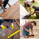 Edward Tools Rubber Mallet Hammer 16 oz - Durable Eco-friendly Rubber Hammer Head for Camping, Flooring, Tent Stakes, Woodworking, Soft Blow Tasks Edward Tools