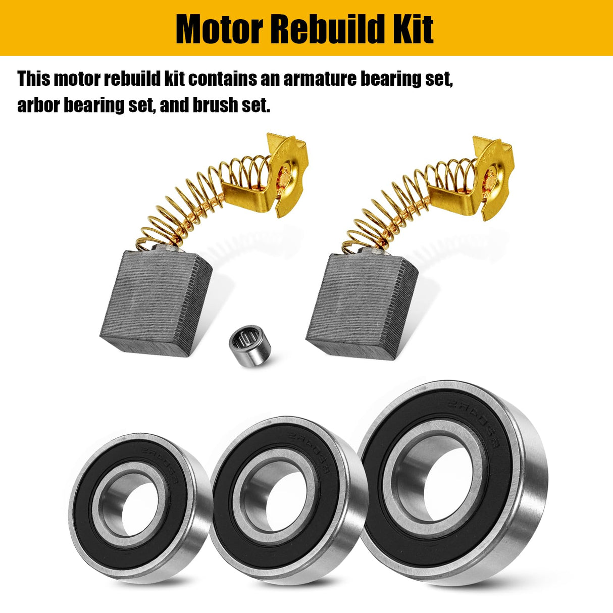 Replacement for Sears Craftsman RM870 RM871 RM872 Motor Rebuild Kit Motor Armature Bearing Set for 137.XXXXXX Series Motorized Table Saws CHAR YONG