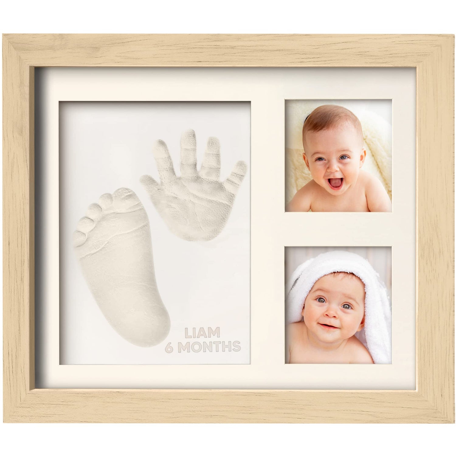 Baby Hand and Footprint Kit - Baby Footprint Kit, Baby Keepsake, Baby Shower Gifts for Mom, Baby Picture Frame for Baby Registry Boys, Girls,Baby KeaBabies