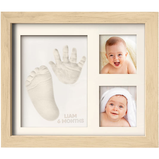 Baby Hand and Footprint Kit - Baby Footprint Kit, Baby Keepsake, Baby Shower Gifts for Mom, Baby Picture Frame for Baby Registry Boys, Girls,Baby - WoodArtSupply