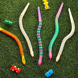 12 Inch Wooden Snakes Unfinished Wooden Wiggly Snakes Jointed Flexible Wood Snake to Paint Blank Canvas Animal Model Crafts for Arts and Crafts, Gejoy