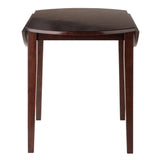 Winsome Wood Clayton Dining Walnut, 35.98x35.98x29.13 Winsome