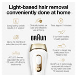 Braun IPL Long-lasting Laser Hair Removal Device for Women & Men, Silk Expert Pro5 PL5157, Safe & Virtually Painless Alternative to Salon Laser Hair Braun
