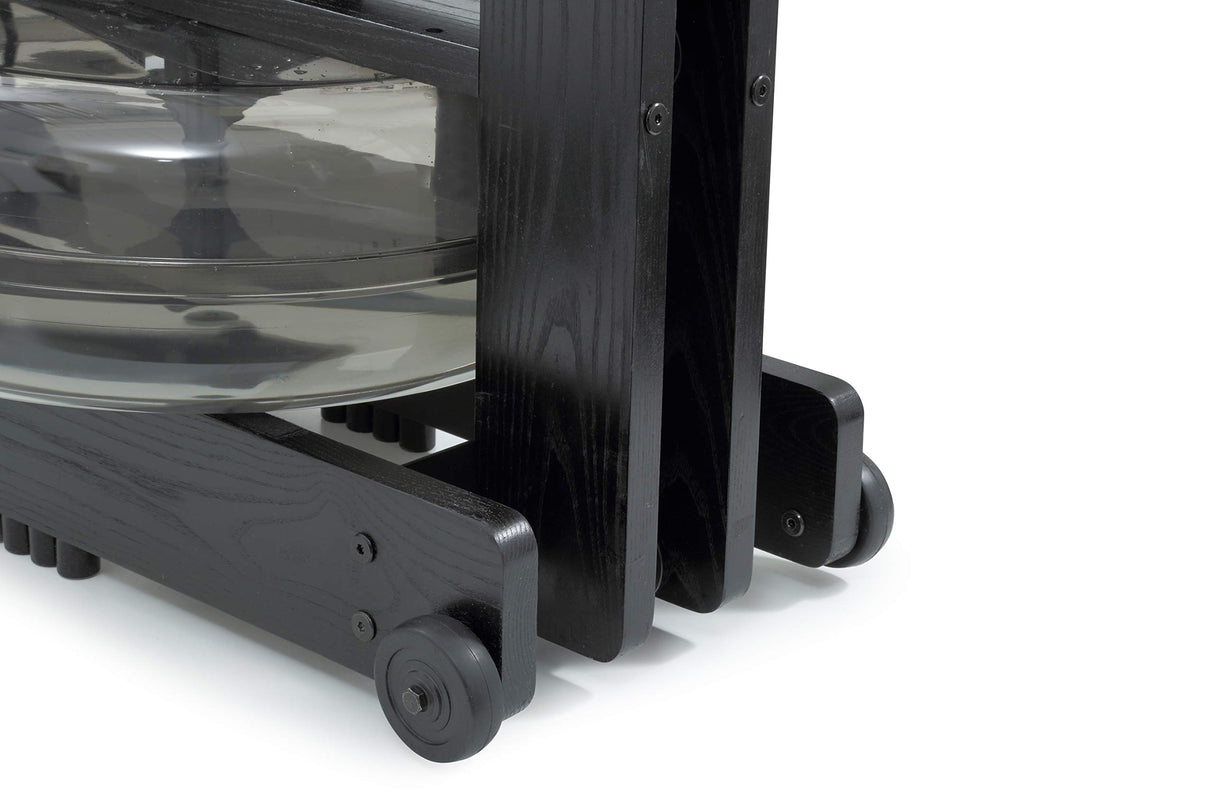 WaterRower Club All Black Rowing Machine in Ash Wood with S4 Monitor WaterRower