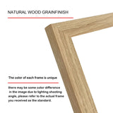 LUCKYLIFE 16x20 Frames, 16x20 Picture Frame for Wall, Display Pictures 11x14 with Mat or 16x20 without Mat, Pack of 2, Natural Woodgrain LUCKYLIFE