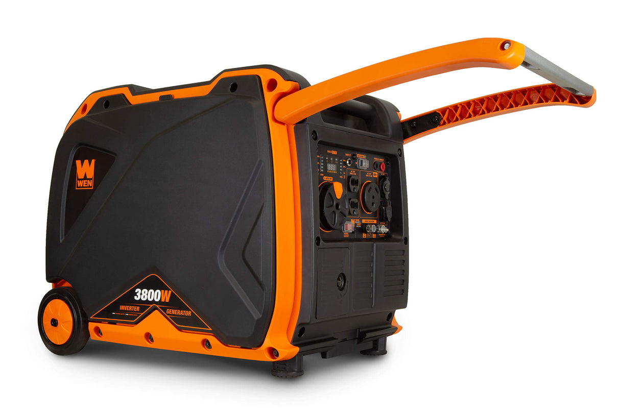 WEN 56380i Super Quiet 3800-Watt RV-Ready Portable Inverter Generator with Fuel Shut-Off and Electric Start WEN