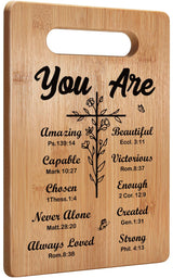 Christian Gifts Religious Gifts for Women, Inspirational Gifts with Prayers, Christmas Cutting Board Gifts for Women Friend - You Are Beautiful Busy Gaming Life