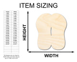 Unfinished Wood Flip Flop Sandals | Summer | Beach | Craft Cutout | up to 36" DIY 6" / 1/4" 24 Hour Crafts