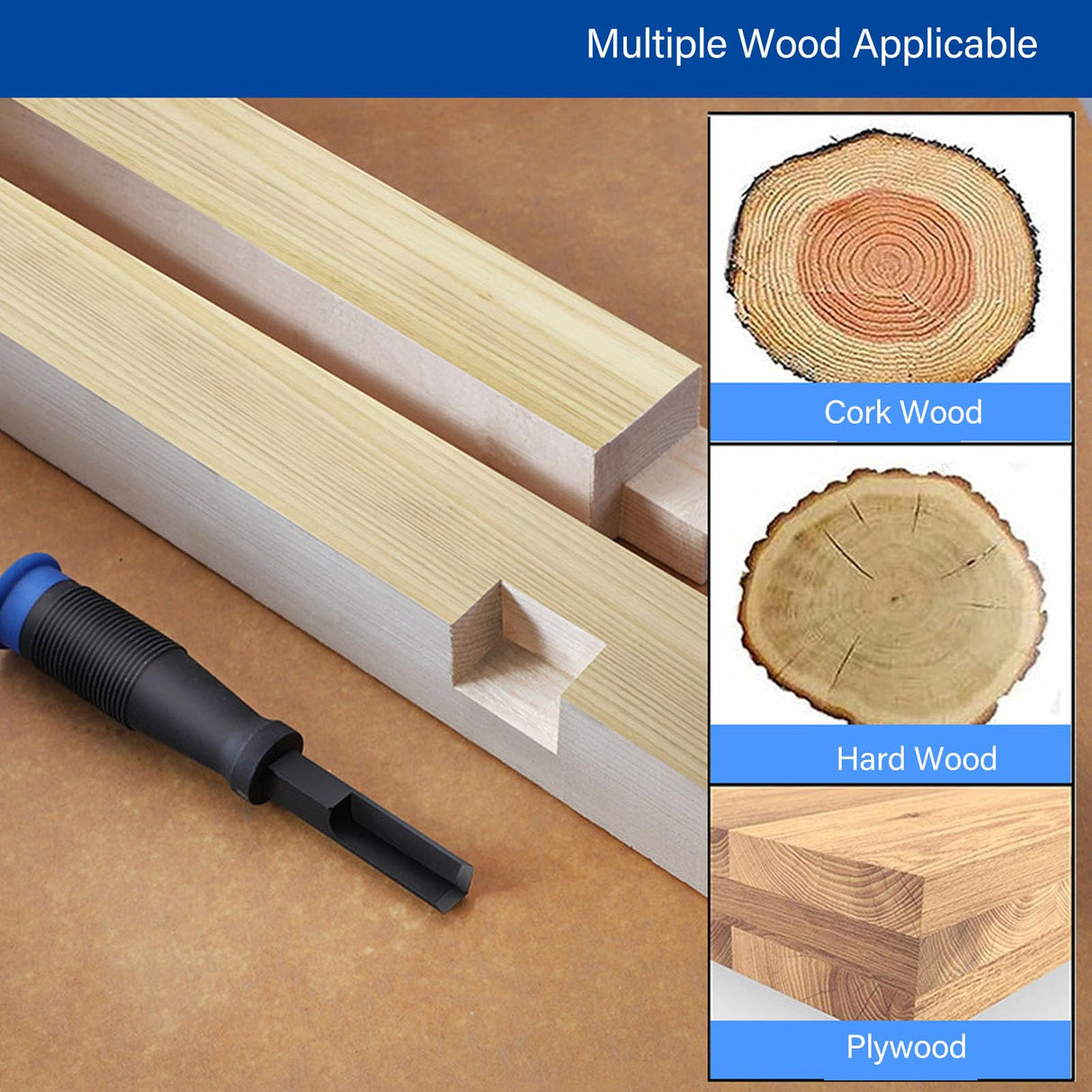 Right Angle Chisel, ChromeSteel Professional Wood Chisel with TPR Handle, Right Angle Woodworking Corner Chisel, Corner Punch Chisel for Woodworking Cryfokt