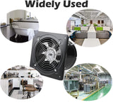 Nalle 8 inch Exhaust Fan 80W 500CFM Through-wall installation Ventilation Fan 110V Exhaust Smoke Fan Ventilation for Kitchen,Bathroom,laundry Nalle