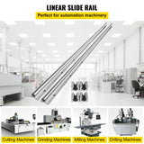 OrangeA Linear Rail 2PCS SBR20-1500mm Linear Slide Rail 4PCS SBR20UU Bearing Block CNC Kit Linear Rails and Bearings Kit CNC Rails Linear Rail Set OrangeA