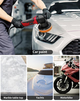 AVID POWER Buffer Polisher, 6-inch Dual Action/DA Polisher for Car Detailing, Random Orbital Car Buffer Polisher Waxer Kit with Variable Speed & 3 AVID POWER