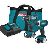 Makita CT225SYX 18V LXT® Lithium-Ion Compact Cordless 2-Pc. Combo Kit (1.5Ah) Makita