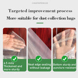Dust collector bags （6pcs 6.5mil 19.5” diameter (31” wide) x 38” length） for Harbor Freight Central Machinery 70 gallon dust collector KIKINIKO