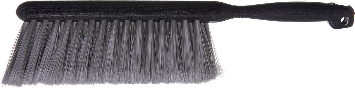 SPARTA Flo-Pac Counter Brush, Bench Brush, Dustpan Brush with Flagged Bristles for Counters, Floors, And Fireplace, 8 Inches, Gray SPARTA