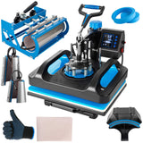 Topdeep Pro Heat Press 15x12 Inch, 8 in 1 Heat Press Machine with 30 OZ Tumbler Press, Swing Away T Shirt Pressing Machine, Combo Tumbler Heat Press Topdeep