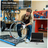 Vaguelly Box suitcase tool chest briefcases for men aluminum alloy briefcase metal case aluminum locking briefcase tool case for men small briefcase Vaguelly