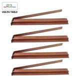 Ultra-Thin Automatic Mahjong Table Roller Coaster Style, 36mm American Style Tiles Built-in Hard Table Cover Set of 4 19'' Wooden Pushers & Racks usamjtable