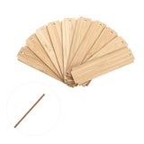 VILLCASE 20 pcs Wooden Blank Bookmark Blank Bookmarks to Decorate Decorative Bookmark Unfinished Wooden Bookmarks DIY Book Page Marker Blank Wooden VILLCASE