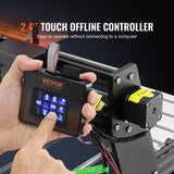 VEVOR CNC Router Machine, 120W 3 Axis GRBL Control Wood Engraving Carving Milling Machine Kit, 300 x 200 x 60 mm/11.8 x 7.87 x 2.36 in Working Area VEVOR