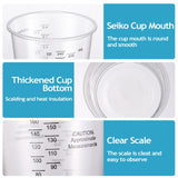 300 Pieces 8 oz Plastic Measuring Cups with 300 Wooden Mixing Sticks Disposable Measuring Cups for Epoxy Resin Mixing Cups for Liquid Measuring, Yunsailing