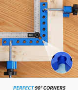 YAOSAN upgrade 90 Degree Positioning Squares Right Angle Clamping squares Clamps Aluminum Alloy Woodworking Carpenter Corner Clamping Square 5.5" YAOSAN