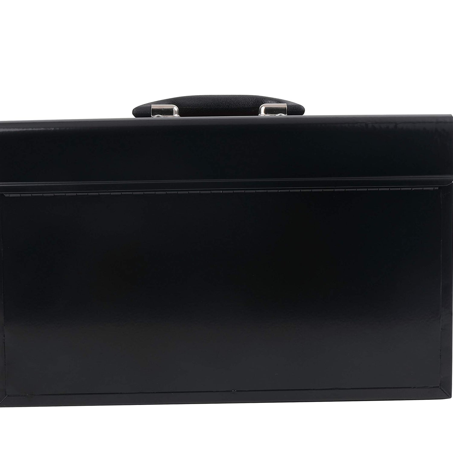 Apollo Tools 14 Inch Steel Tool Box with Deep Top Compartment and 2 Drawers in Heavy-Duty Steel With Ball Bearing Opening and Powder Coated Finish - Apollo Tools