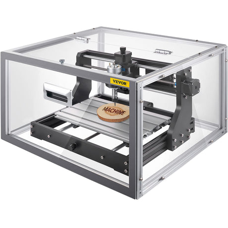 VEVOR CNC 3018 PRO Router Machine, GRBL Control 3-Axis Milling Engraver Engraving Machine, DIY CNC Router Kit with Transparent Enclosure, Offline VEVOR