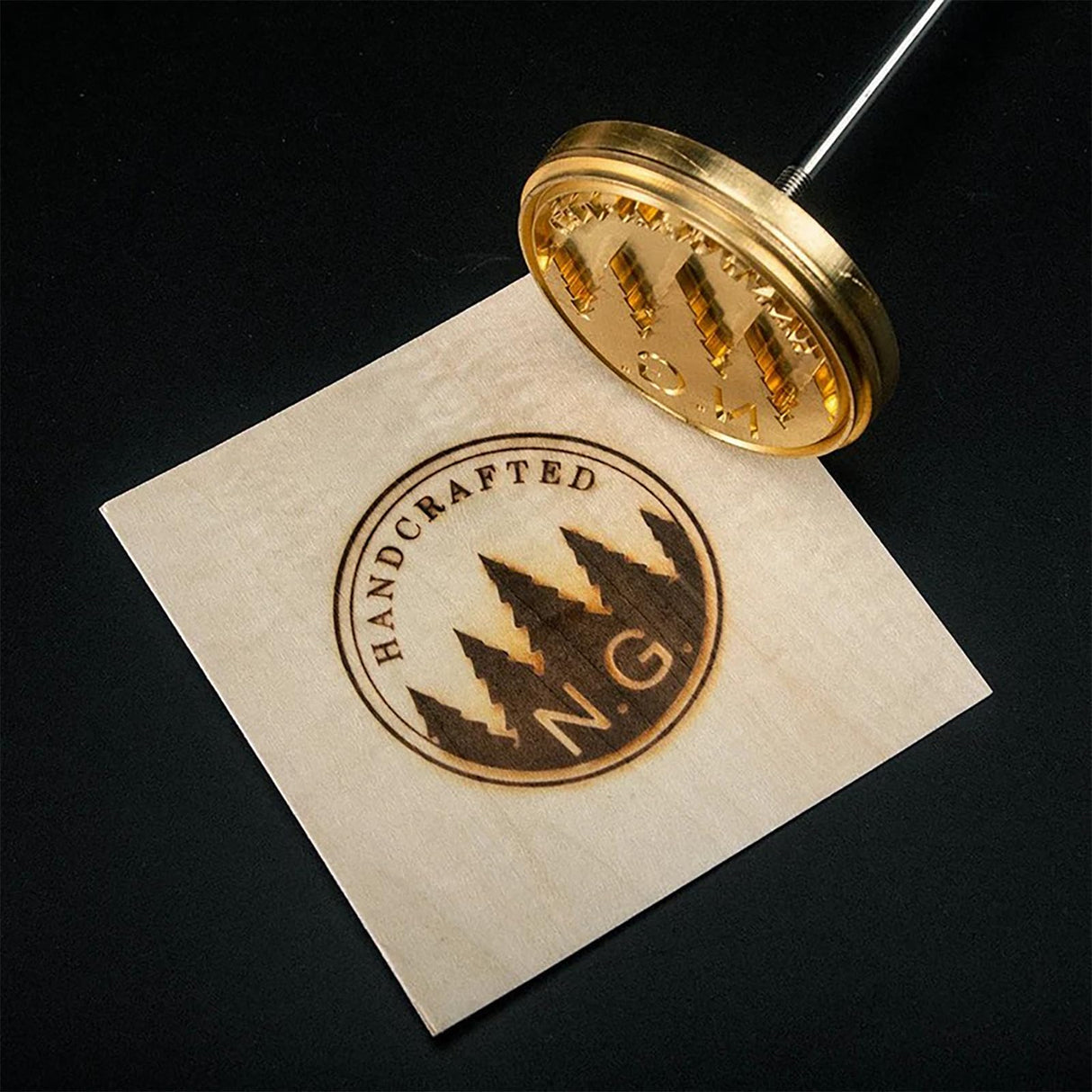 Custom Metal Branding Iron for Wood and Leather - Personalised Handcrafted Stamp by KoelntDIY KoelntDIY