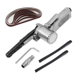 Mini Handheld Angle Grinder Industrial Pneumatic Tool Mini Air Belt Sander suitable for Spot Welding Parts Grinding, Burr Removal, Chamfering and Hoypeyfiy