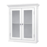 Teamson Home Madison 20 in. x 24 in. 2-Door Removable Wooden Wall Cabinet with Adjustable Shelf for Storage Solutions in Bathrooms, Kitchens, Laundry Teamson Home