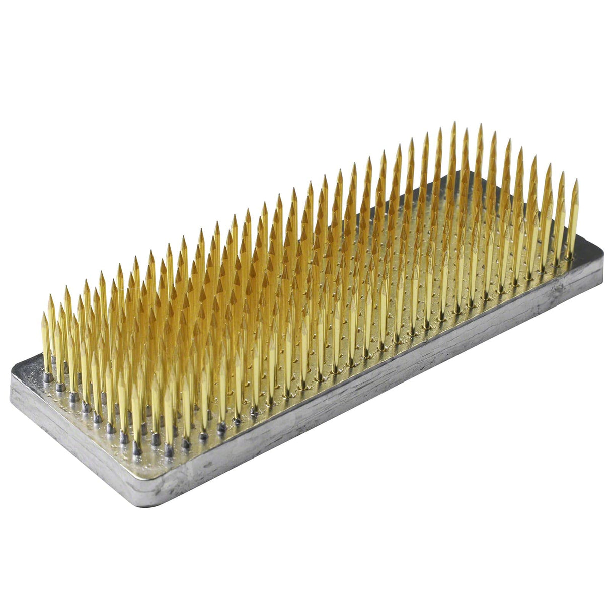 Wazakura Japanese Ikebana Kenzan Long Rectangular Flower Holder 4.7" (120mm), Made in Japan Floral Arranging Pin Frog Tool - (4.7" (120mm) Long Wazakura