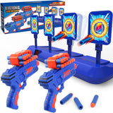 BAODLON Digital Shooting Targets with Foam Dart Toy Gun, Electronic Scoring Auto Reset 4 Targets, Shooting Game Toys Gifts for Age of 5, 6, 7, 8, 9, BAODLON