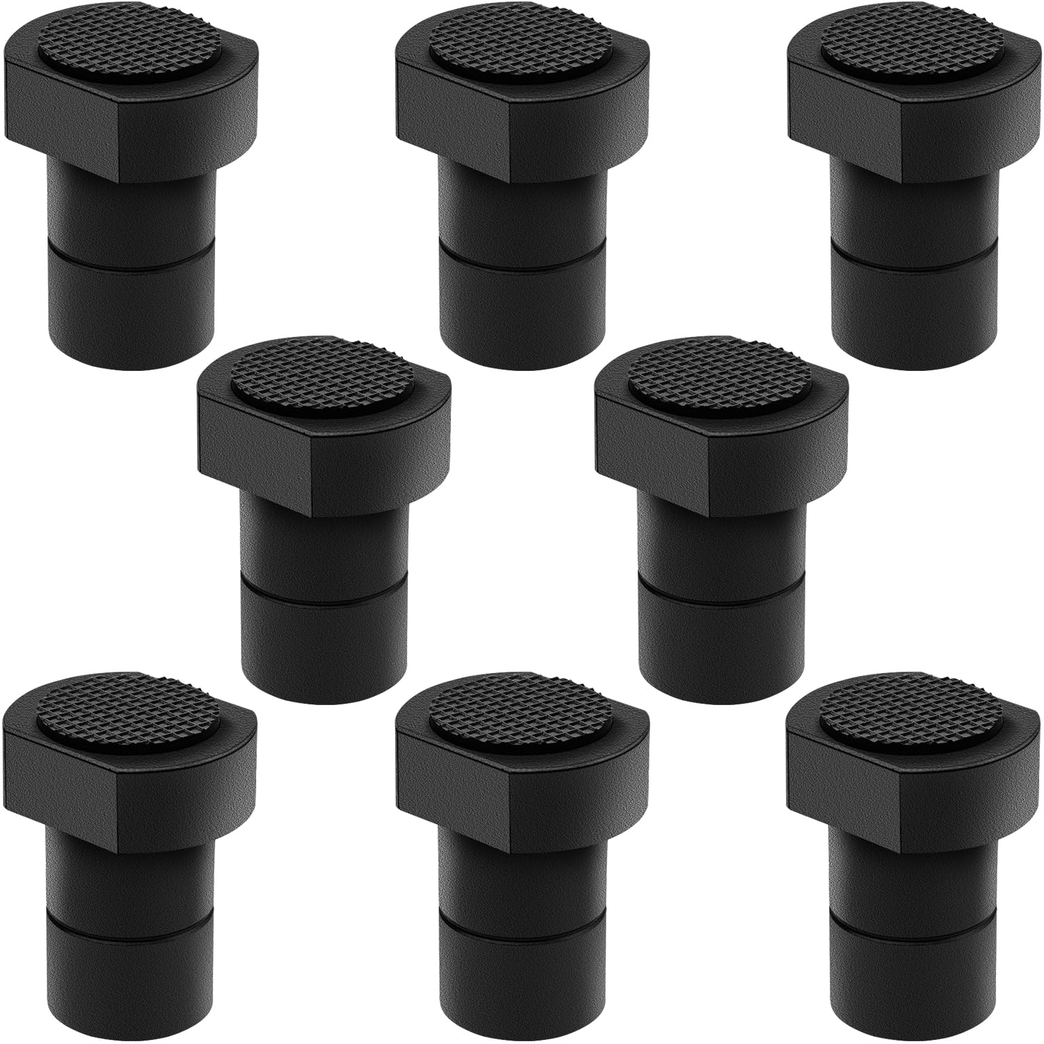 3/4-Inch (19mm) Bench Dogs Aluminum Alloy Non-Slip Pads,Bench Dog Clamp Accessory, MFT Stops for Woodworking, Workbench Accessories (8 Pack) ViewReal