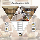 HCY 5-Tier Storage Shelf Heavy Duty Shelving Unit NSF Height Adjustable Metal Storage Rack for Laundry Bathroom Kitchen Garage Pantry Organization - HCY