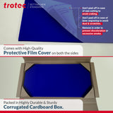 Trotec TroLase | 12"x12"x1/32", 8 Pcs | Black/White | 2 Ply | Modified Acrylic | Laser Engraving Double Color Plastic Sheet | Engraving Blanks for TROTEC