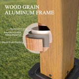 Domi 10' X 12' Hardtop Gazebo, Permanent Outdoor Gazebo with Polycarbonate Double Roof, Aluminum Gazebo Pavilion with Curtain and Net for Garden, domi outdoor living