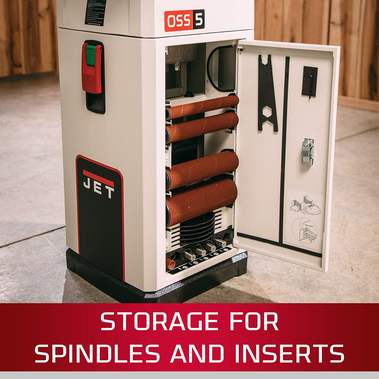 JET Oscillating Spindle Sander, 1 HP, 1Ph 115V (Model JOSS-S) Jet