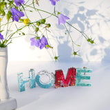 Mocoosy 134Pcs Alphabet Keychain Resin Molds Kit, Reversed Letter Number Silicone Mold Epoxy Resin Casting Molds Key Chain Making Set with 1 Hand Mocoosy