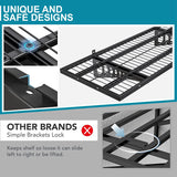 Dtrik Garage Storage Shelving Wall Mounted, 4 Pack 1.5x3.8ft, Loads 1000 lbs Heavy Duty Sturdy Shelves, Strong Garage Organiser, Storage Racks Units, Dtrik