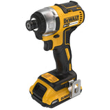 DEWALT 20V MAX Impact Driver, 1/4 Inch, Battery and Charger Included (DCF787D1) DEWALT