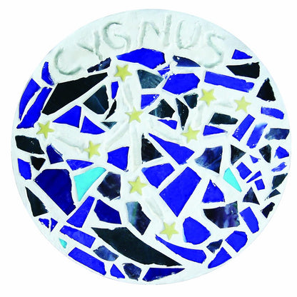 Diamond Tech Create N Learn Mosaic Stepping Stone Kit, Starry Night - WoodArtSupply