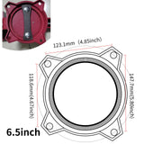 COGNATIVE 6.5" Heavy-Duty Ductile Iron Bench Vise 360° Swivel Bench Vise with Anvil, Red COGNATIVE
