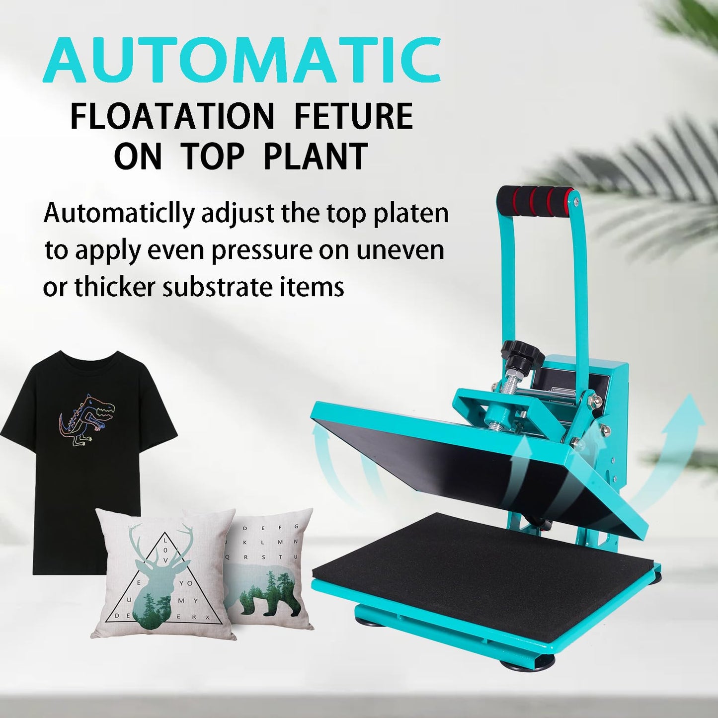 MECOLOUR Heat Press 9 x12 Digital Heat Press Machine Fast Heating, High Pressure Heat Press Machine for T-Shirt, Power Digital Industrial Sublimation - WoodArtSupply