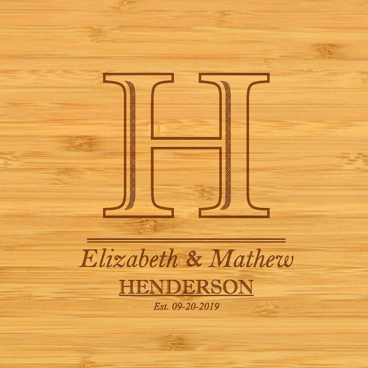 Custom Personalized Engraved Bamboo Cutting Board for Cheese & Charcuterie with Ceramic Dish, Knife Set & Cheese Markers -by Picnic at Ascot USA Picnic at Ascot