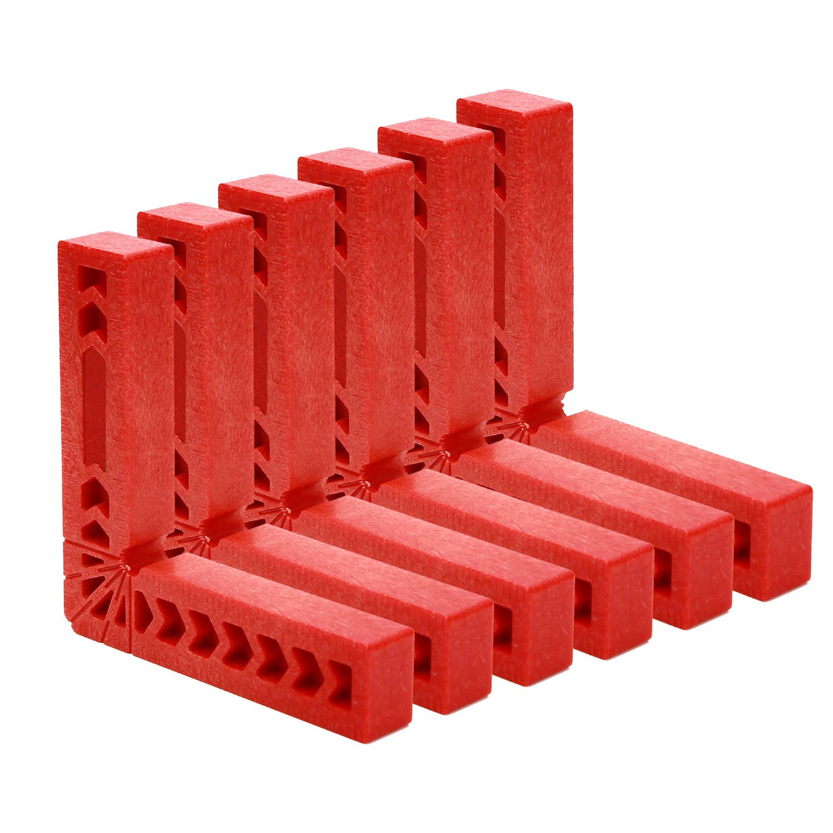 KINJOEK 6 PCS 4 Inch 90 Degree Positioning Squares, Right Angle Clamps Woodworking Carpenter Corner Clamping Square Tool for Picture Frames, Boxes, KINJOEK