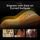 xTool P2 55W CO2 Laser Cutter, Smart Desktop CO2 Laser Engraver and Cutter Machine, Dual Smart 16MP Cameras, Curved Surface Engraving, Create with xTool