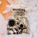 Honbay 100PCS Pineapple Unfinished Blank Wood Pieces Wood Slices Wood Chips Wooden Pineapple Shaped Embellishments Fruit Wood Cutouts Ornaments for HONBAY